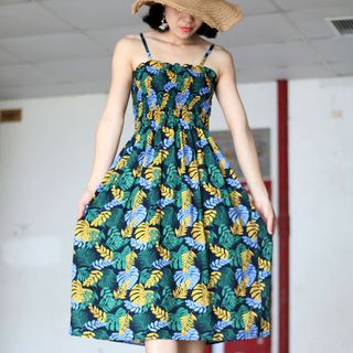 Váy Maxi vải Tơ Đũi - Tamico Ảnh Thật