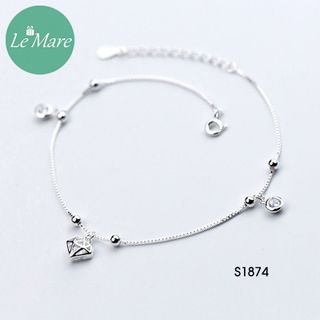 Lắc chân titi Kim cương rỗng S1874