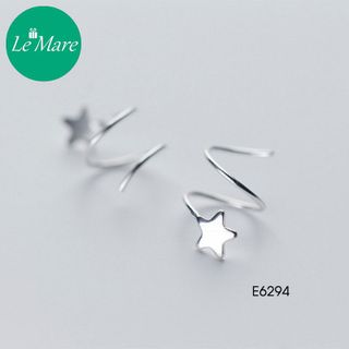 Khuyên tai bạc Sao xoắn E6294