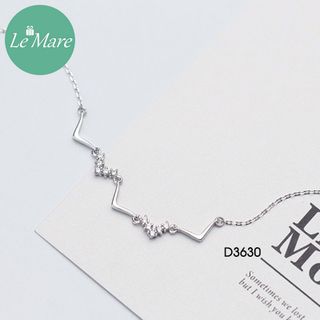 Dây chuyền choker bạc ZigZag D3630