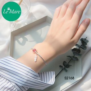 Vòng tay mix đá charm lá thả S2168