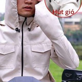 Áo chống nam màu kem