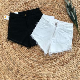 Quần shot tua lai ve