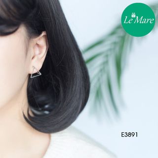 Khuyên tai Tam giác đều rỗng E3891