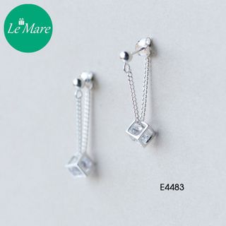 Khuyên tai Small Square Diamond E4483