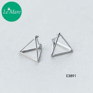 Khuyên tai Tam giác đều rỗng E3891