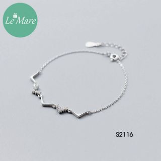 Lắc tay bạc ZigZag S2116