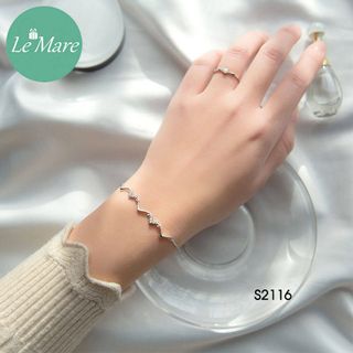 Lắc tay bạc ZigZag S2116