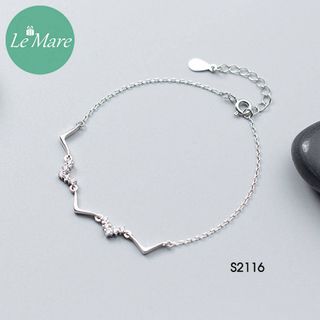 Lắc tay bạc ZigZag S2116