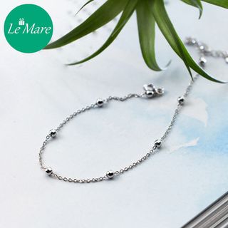 Lắc chân bi bạc dây trơn S1939