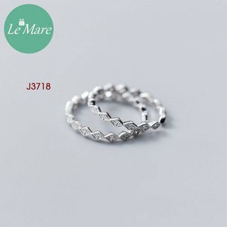 Nhẫn bạc J3718
