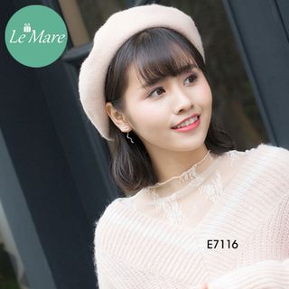 Khuyên tai Tim bạc E7116