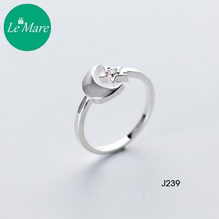 Nhẫn Trăng khuyết sao đính đá J239
