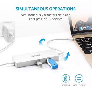 Bộ Chia Cổng Anker USB-C Hub Ethernet và Power Delivery - A8302