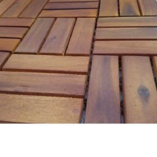 VÁN SÀN GỖ TỰ NHIÊN VỈ NHỰA - NÂU VÀNG 12 NAN
