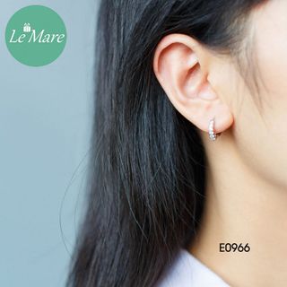 Khuyên tai 1 hàng đá E0966-1