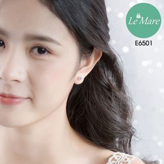 Khuyên tinh thể đá trắng E6501