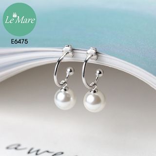 Khuyên tai móc ngọc trai E6475