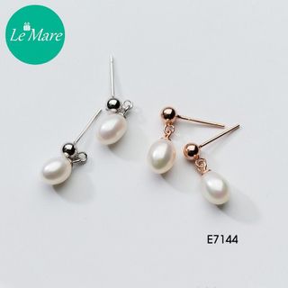 Khuyên tai ngọc trai giọt nước E7144