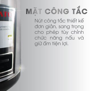 Nồi cơm điện công nghiệp SATO S100-100E - 10L 2650W Xám đen