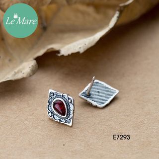 Khuyên tai bạc Thái giọt lệ E7293