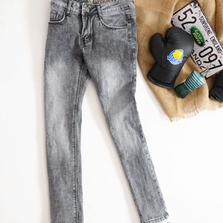 JEANS NAM CÀO MÀU XÁM