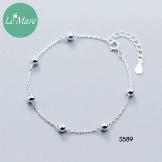 Lắc tay bi bạc S589