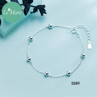 Lắc tay bi bạc S589