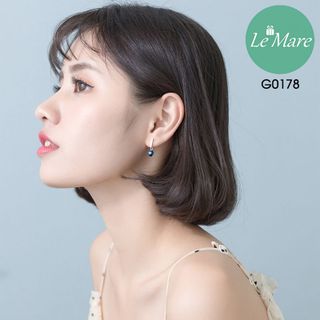 Khuyên thanh thả khối đá vuông G0178