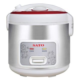 Nồi cơm điện SATO S18-83B1- 700W 18L Trắng xám