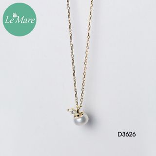 Dây chuyền ngọc trai lá nhỏ D3626