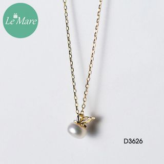 Dây chuyền ngọc trai lá nhỏ D3626