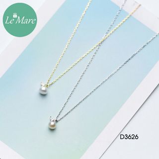 Dây chuyền ngọc trai lá nhỏ D3626