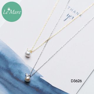 Dây chuyền ngọc trai lá nhỏ D3626
