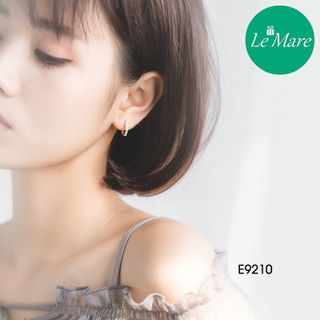 Khuyên tai Lục giác đính đá E9210