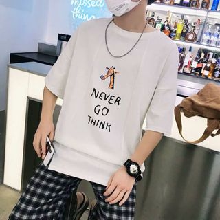 Áo thun unisex tay lỡ