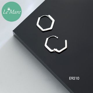 Khuyên tai Lục giác đính đá E9210