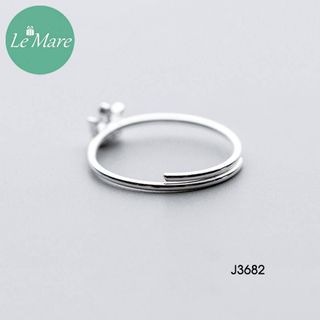 Nhẫn vương miện đá nhỏ J3682