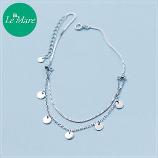 Lắc chân 5 nốt bạc S1546