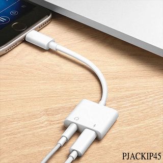Cáp Chuyển Đổi 2 Trong 1 Vừa Sạc Vừa Cắm Tai Nghe Cổng Lightning Và Jack 35 Cho Iphone
