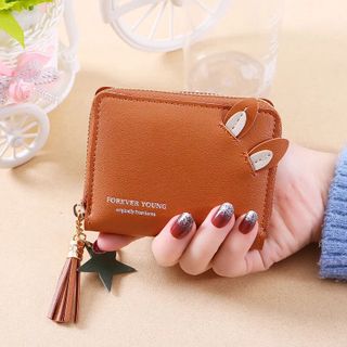 Ví bóp da nữ nhỏ cầm tay tai thỏ siêu xinh