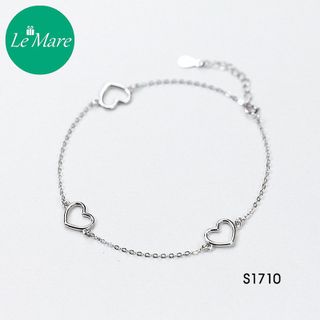 Lắc chân ba trái tim rỗng S1710