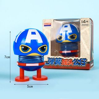 Thú Nhún Hình Siêu Nhân Marvel- The Avengers - Con Lắc Lò Xo Siêu Vui Nhộn