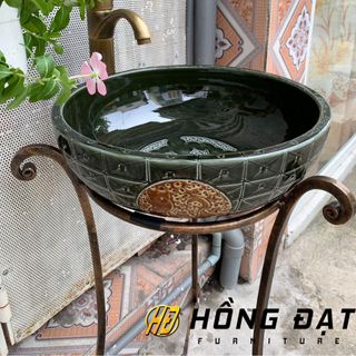 Chậu rửa lavabo sứ mỹ thuật giá rẻ tphcm hn