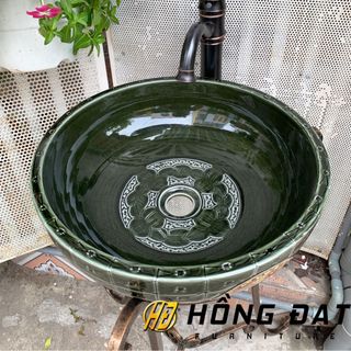 Chậu rửa lavabo sứ mỹ thuật giá rẻ tphcm hn