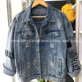 Áo Khoác Jeans Nam ảnh thật 1 giá sỉ