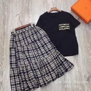 Sét áo phông mix chân váy
