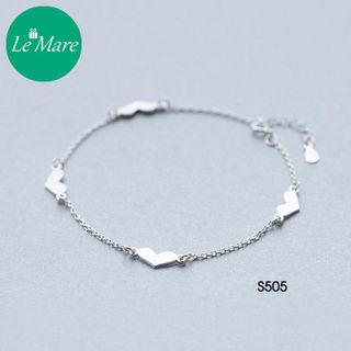 Lắc chân trái tim dẹt S505