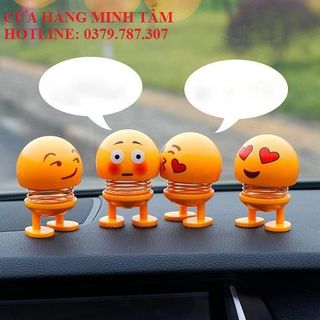 Siêu KM 12k Thú Nhún Emojji con lắc lò xo -Siêu Vui Emoji Có video thật Giao ngẫu nhiên k trùng mẫu khách nhé