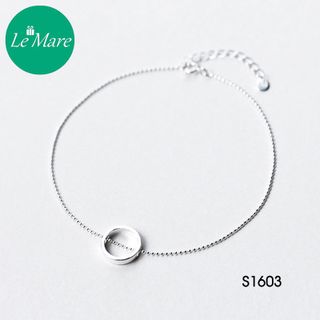 Lắc chân nhẫn tròn xuyên tâm S1603